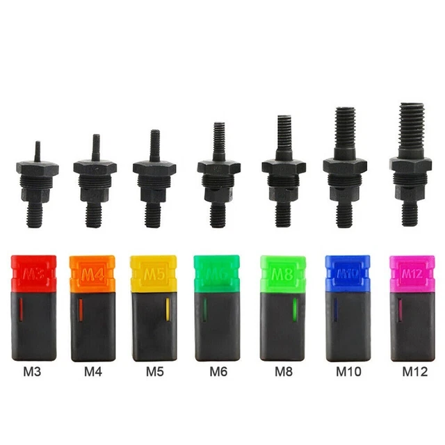 HEIBTENY Mandrin De Rivet De Rechange Métrique M3-M10 Acier Haute Résistance (M6) - Kit Remplacement Riveteuse