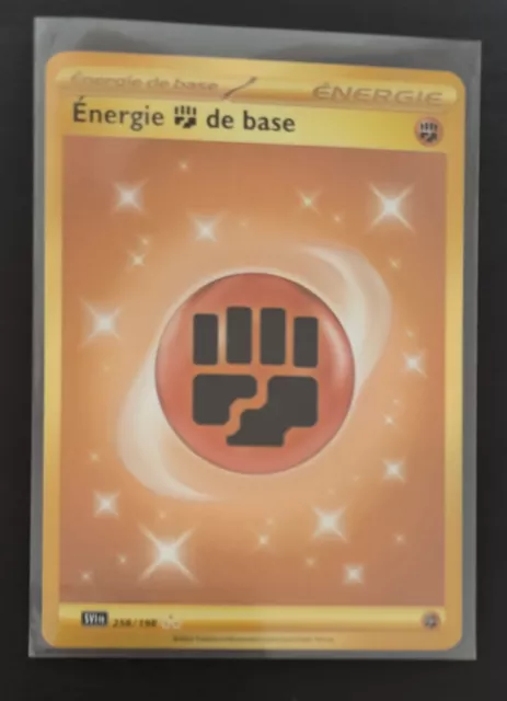 Carte Pokémon Energie Combat de base Gold 255/198 EV01 Ecarlate et Violet FR