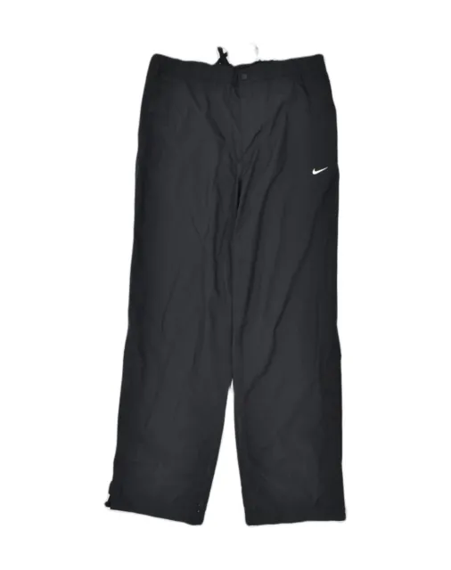 NIKE Womens Golf Windbreaker Trousers UK 16 Large Black Polyester CE10