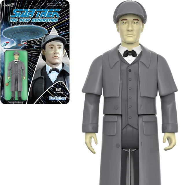 Data Star Trek Next Generation Super7 Reaction Action Figure