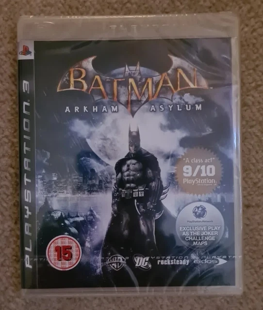 Jeu PS3 Batman Arkham Asylum - Version PAL UK - Bon état Complet
