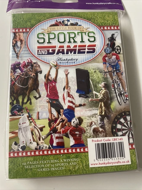 MUSTERSET mit 24xA6 Blatt ~ Hunkydory's DAS KLEINE BUCH DER SPORT- UND SPIELE