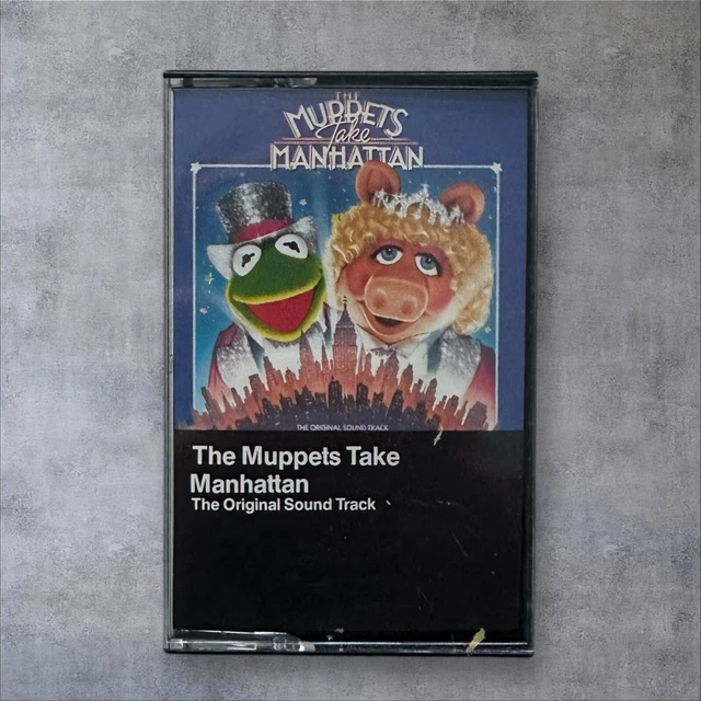 RARE MUPPETS TAKE Manhattan CASSETTE TAPE Soundtrack 1984 Jim Henson rare-muppets-take-manhattan-cassette-tape-soundtrack-1984-jim-henson