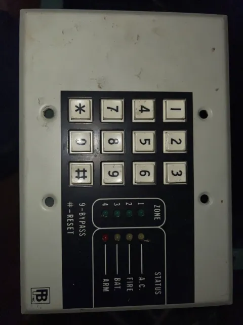 FBI, Fire Burglary Instruments Inc XL1218B Keypad,