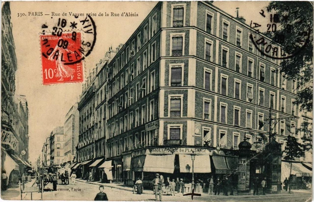 CPA PARIS (14th) Rue de Vanves. Alesia rue socket (538785)