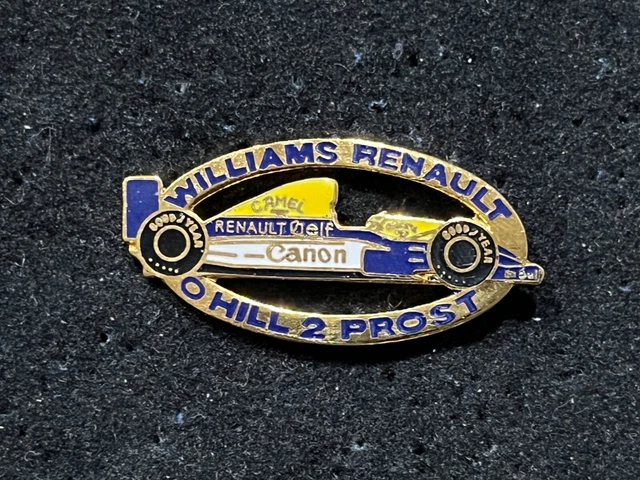 Lot De Pins F1 Formule 1 Vintage Renault Williams Canon Camel Labatt's Monaco