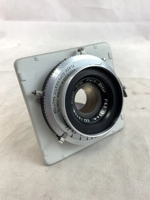 Kodak Wide Field Ektar 135mm f/6.3 Lens Flash Supermatic Shutter