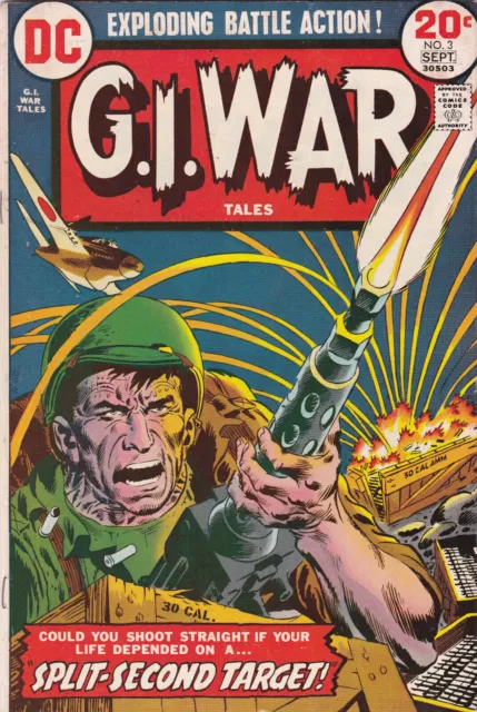 GI War Tales #3, Split Second Target, Joe Kubert,VF