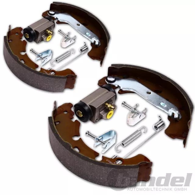 TROMMELBREMSE - BREMSBACKEN + RADBREMSZYLINDER + ZUBEHÖR für VW T4 1990-2003