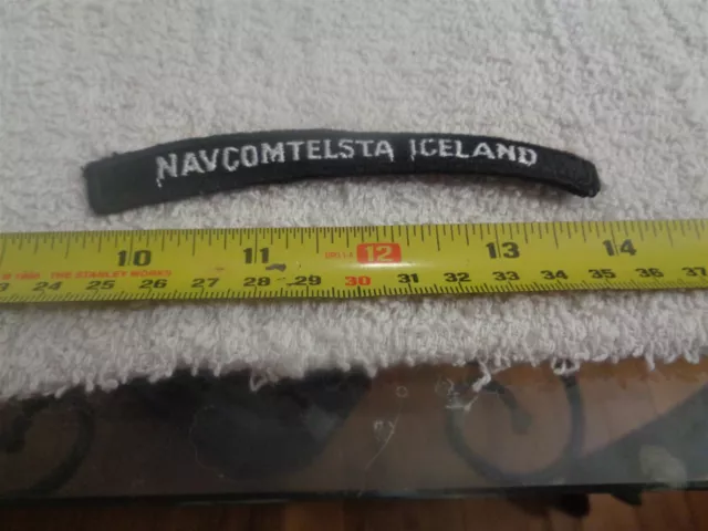 NAVCOMTELSTA ICELAND Navy Tab (DRAW#BE)