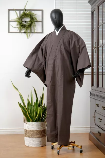 Dear Vanilla Japanese Kimono Men's Robe Gown Authentic Japan Vintage Mint