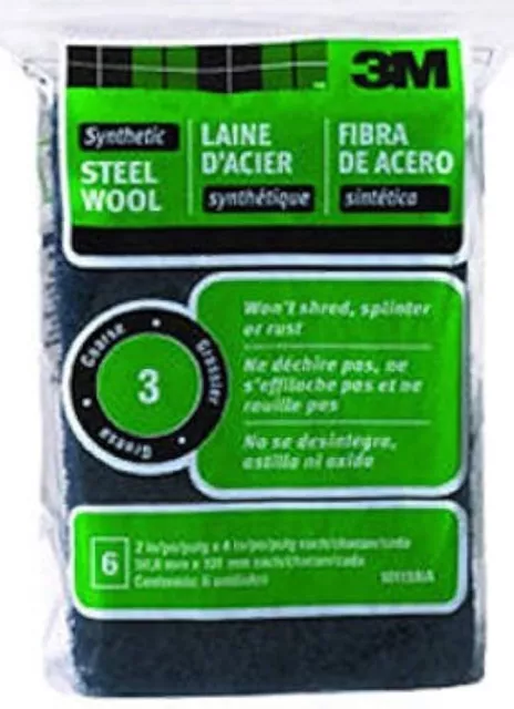 3M Coarse Synthetic Steel Wool Pad  10115NA 2 pack