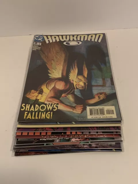 Lot Of 11 Different Issued Of Hawkman-Hawkgirl 2002 2-57 JLA JSA Justice League