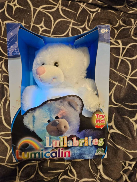 OURS PELUCHE LUMINEUX et musical lumicalin neuf EUR 12 00
