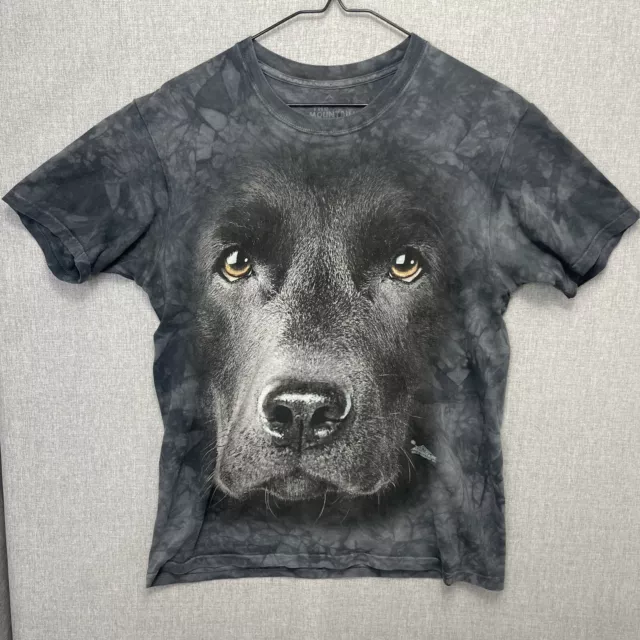 The Mountain Black Lab Small 2011 Tye Dye TShirt Short Sleeve Flaws 5353