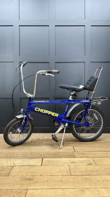Retro Rare Raleigh Chopper Bike / Vintage Bicycle/ Blue Chopper MK3