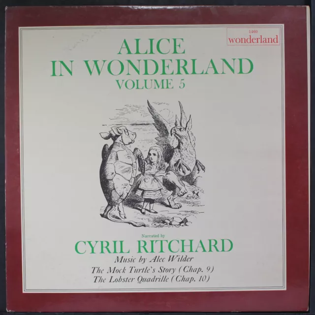 Cyril Ritchard : Alice En Pays Merveilleux Volume 5 Riverside 12 " LP 33 RPM