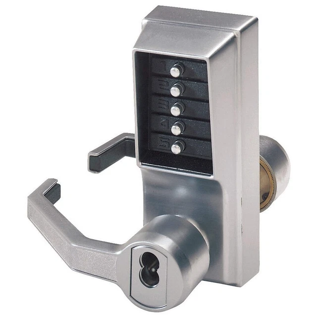 Kaba Simplex LH Mechanical Pushbutton Door Lever Lock Best SFIC LL1041B-26D-41