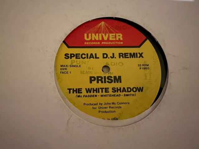 Prism  – The White Shadow DISCO MIX Larry Levan David Mancuso  1980