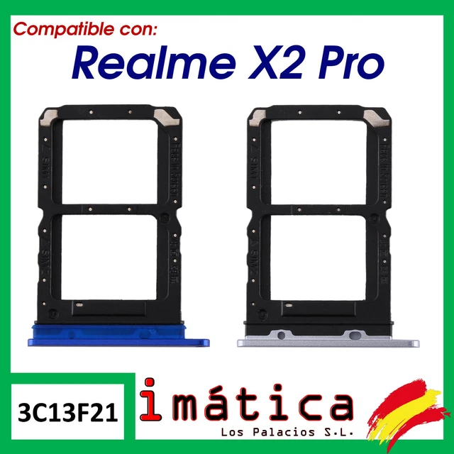 Porta Dual SIM Per Realme X2 Pro Rail Adattatore Scheda Laterale Ricambio