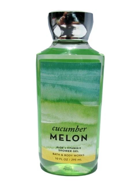 Bath and Body Works ALOE Vitamin E Cucumber Melon Body Wash Shower Gel 10 oz