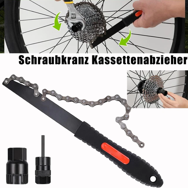 Fahrrad Rad Zahnkranzabzieher Kettenwechsel Werkzeu Kassette Schlüssel Reparatur