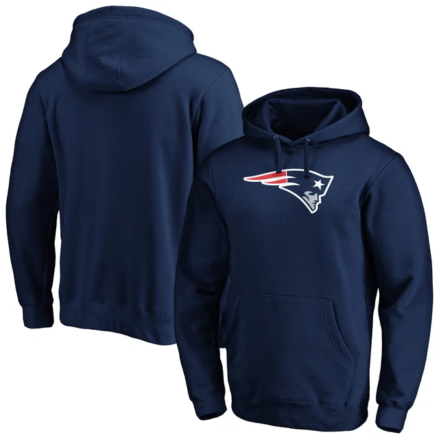 NFL Hoody New England Patriots Primaria Grafico con Cappuccio Felpa Pullover