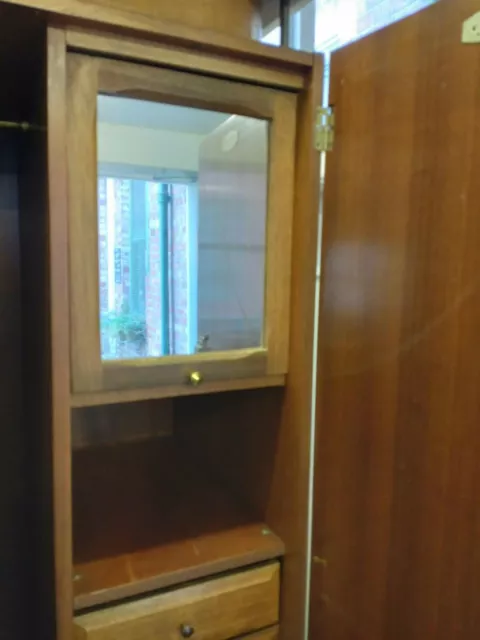Beautility Maple Veneer Wooden Vintage wardrobe. 2
