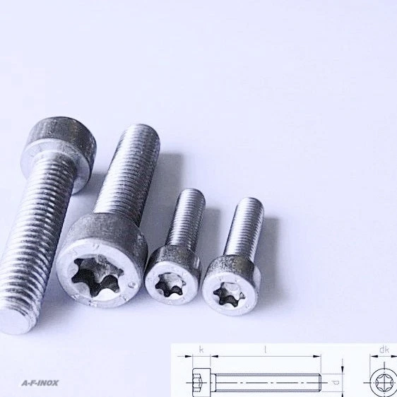 Tornillos M5 X 40 Mm TX25 - Acero Inoxidable A2, Cabeza Avellanada, Pack De 20 Unidades