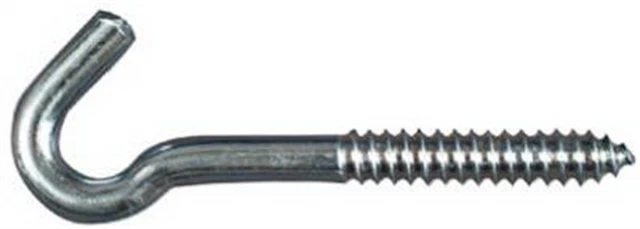 National Hardware N220-830 290 lbs. Steel Screw Hook 4-1/2 L in. (Pack of 10)