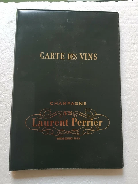 Wine Carte (for restaurant cards) Champagne Vve LAURENT PERRIER