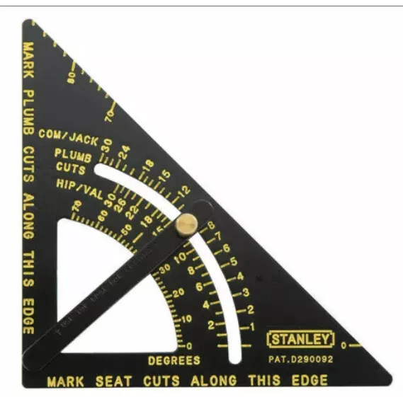 Adjustable Roofing Square 170mm 6.3/4"  Quick Square Stanley