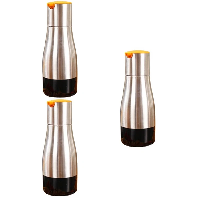 3 botellas de aceite vinagre Menage vinagre cocina botellas de aceite