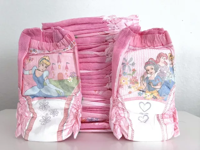 RARE VINTAGE 2008 Huggies Pull-Ups Princess Girls 3T-4T - 27 CT $39.95 ...