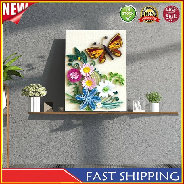 DIY Butterfly Flowers Handmade Craft Paper Quilling Tool Set for Wedding Gift