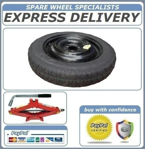 17" Space Saver Spare Wheel + Tool Kit For Nissan Juke (2007-2013) - Universal Jack & Brace