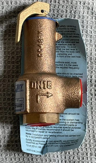 Jet Dn15 Fig 806 Valvola di scarico pressione