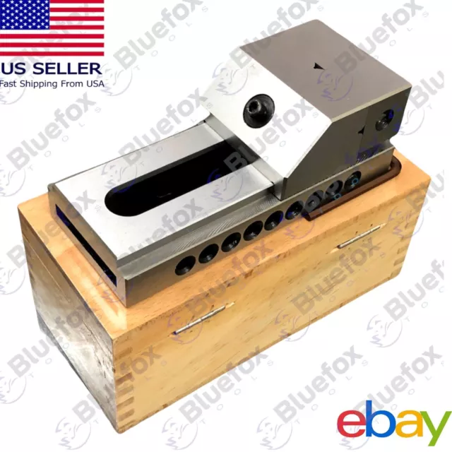 4" Screwless (Pin Type) Toolmaker Precision Grinding Machine Vice/Vise Premium