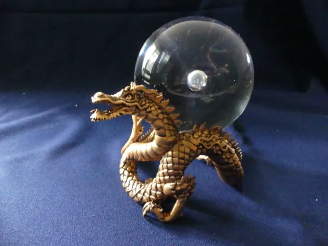 Celestial Dragon with crystal Ball designed by Jeane Dixon for Franklin Mint