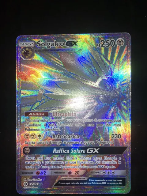 Buy Pokemon TCG - Sun and Moon Base Set - Solgaleo GX (89/149) Holo Online  at desertcartEGYPT