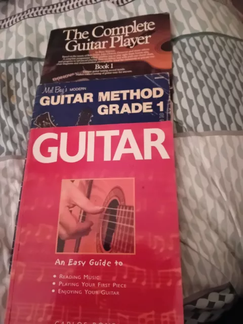 3 Guitar Books. Average Condition.
