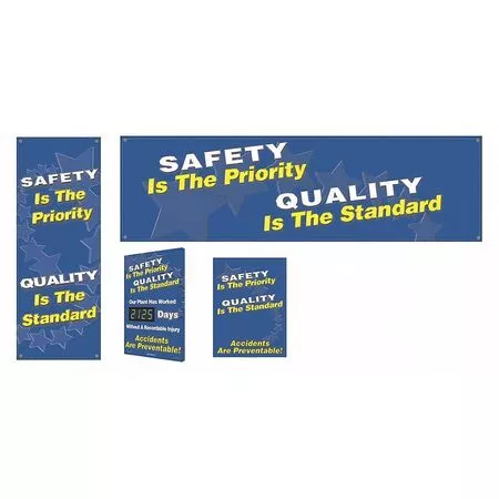 Condor 487C87 Safety Meeting Kit,24" W,36" H