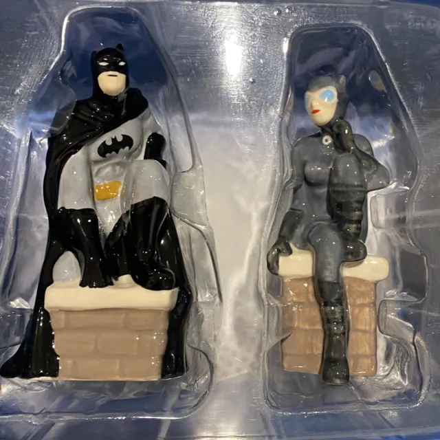 DC Batman Catwoman Salt Pepper Shakers Justice League New in Box