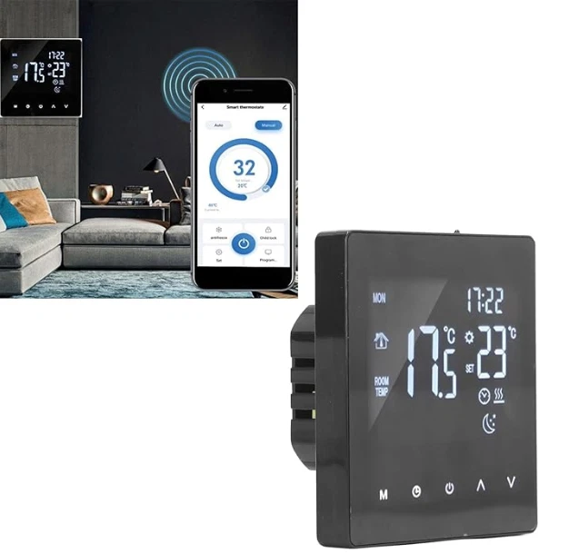 Thermostat Programmable EBERLE E200 – Neuf, Blanc, Prix Réduit à 38€