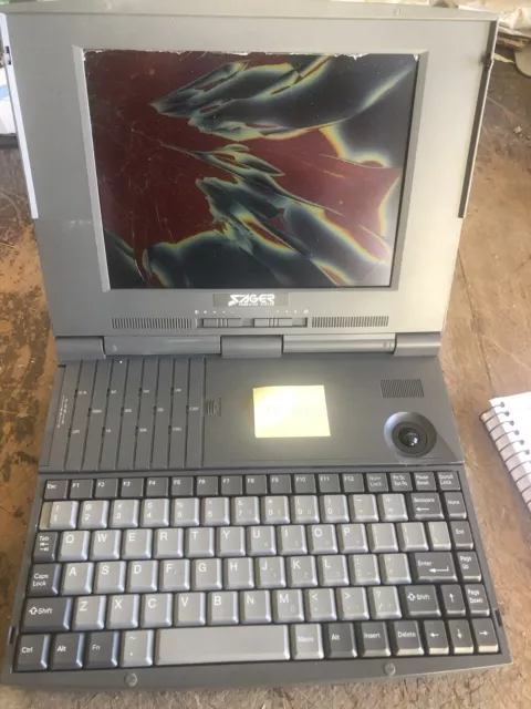 Vintage Sager Laptop Computer -Screen Broken