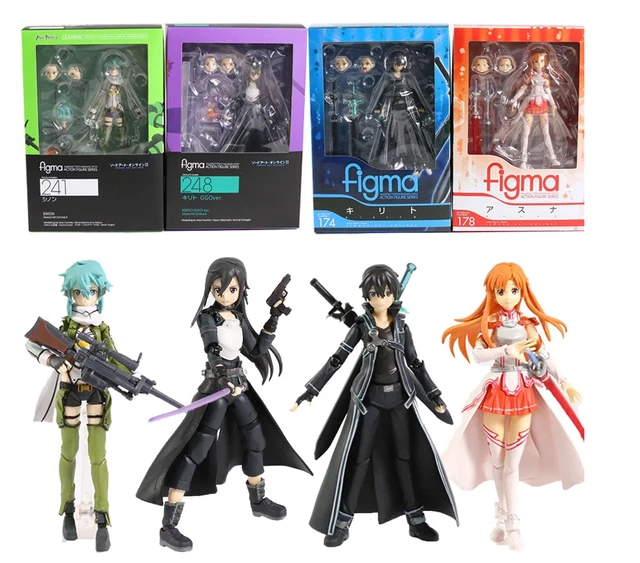 FIGURINES SWORD ART Online Shino Asada, Asuna et KIRITO cadeau jeu