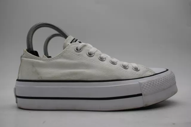 Converse All Star Lift Platform Shoes Women's Size 6.5 White Sneakers 560251C