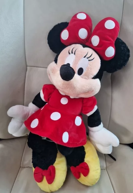 DISNEY Minnie Mouse 20" Plush Cuddly Toy from Walt Disney World Florida VGC