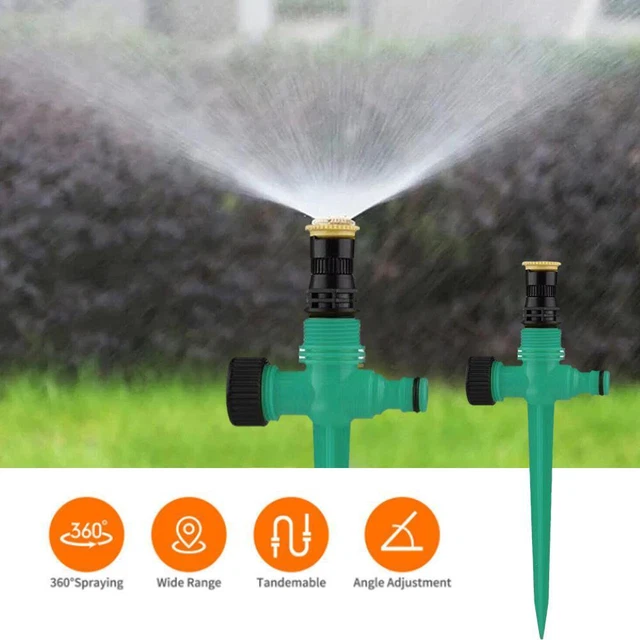 Garten Sprinkler 360° rotierendes automatisches  Rasen Yards Bewässerungssystem