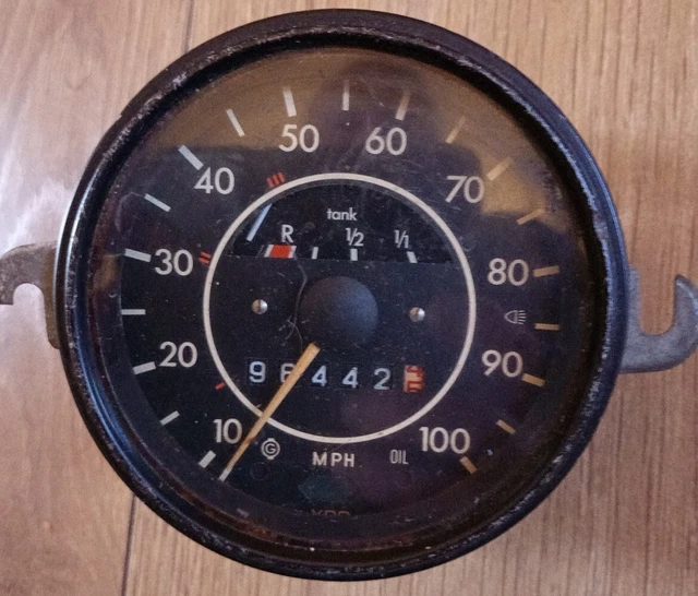 VINTAGE VW BEETLE 100MPH Speedometer & Fuel Gauge £69.00 PicClick UK